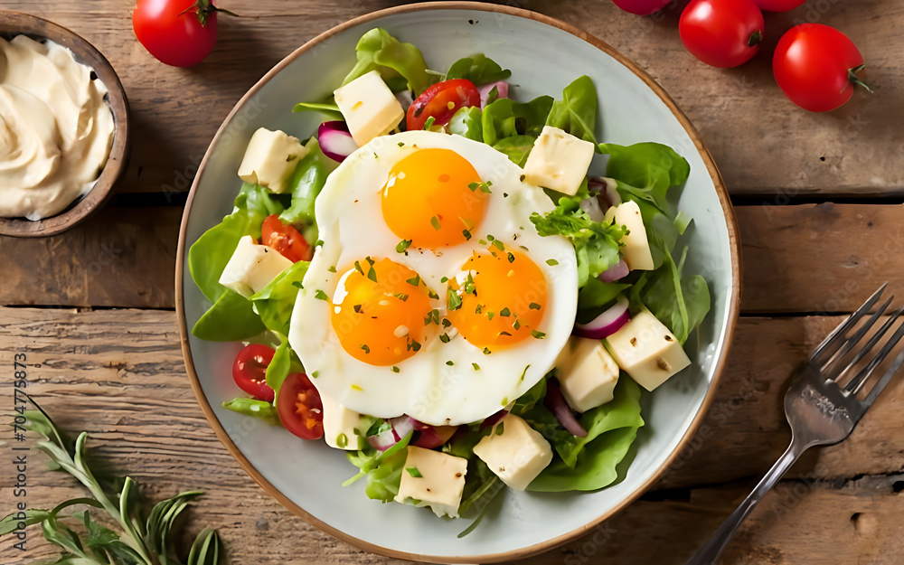 Capture the essence of Egg Salad in a mouthwatering food photography shot Capture the essence of Egg Salad in a mouthwatering food photography shot