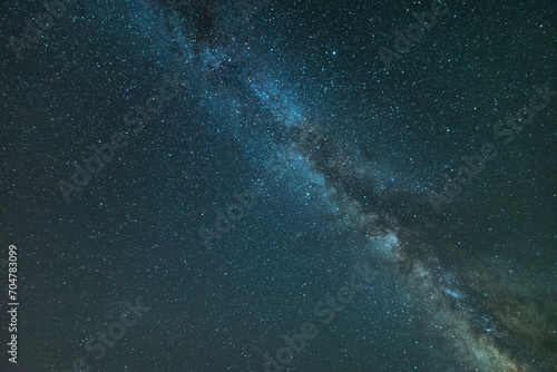 Blue night sky, Milky Way
