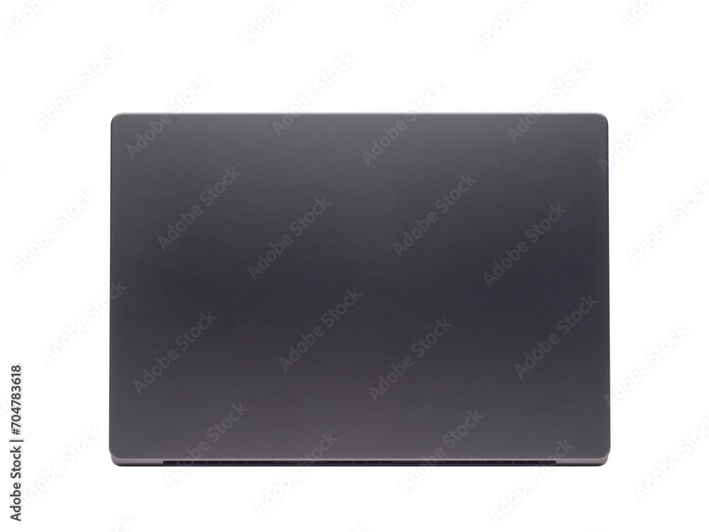 Back view Of the latest laptop Designed to be slim modren , isolated on transparent background with clipping path Back view Of the latest laptop Designed to be slim modren , isolated on transparent background with clipping path