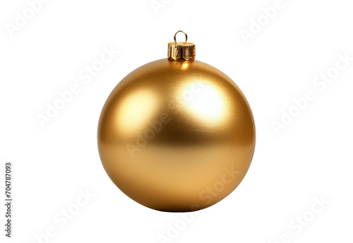 golden christmas ball