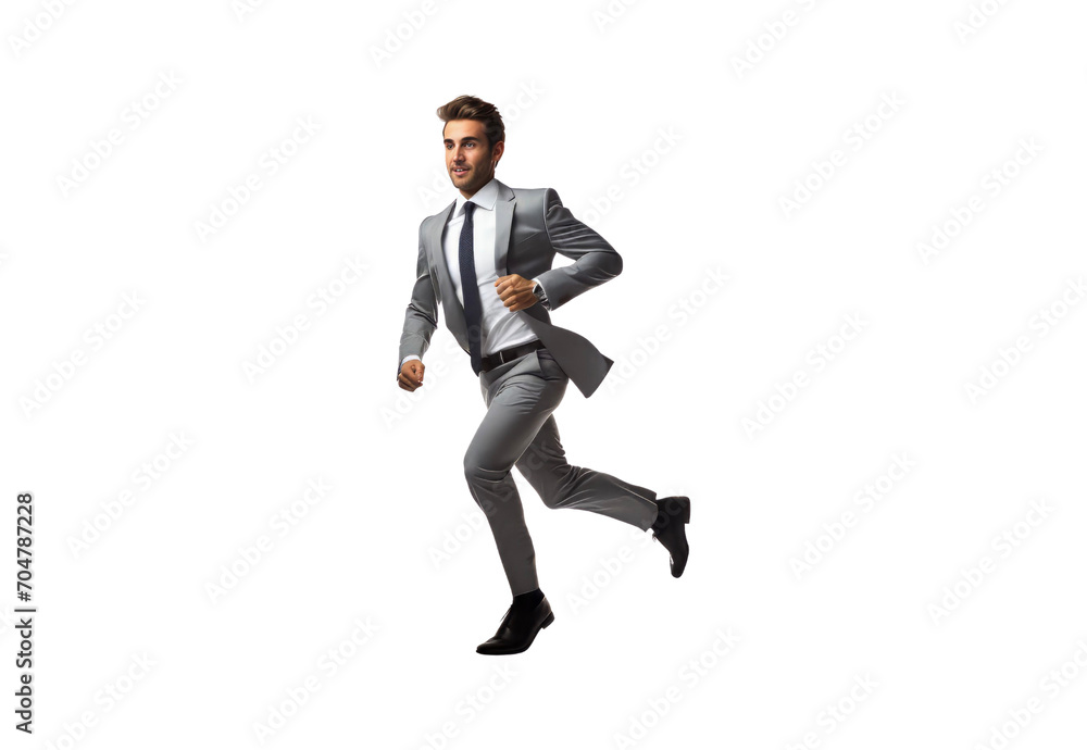 businessman running with a briefcase businessman running with a briefcase