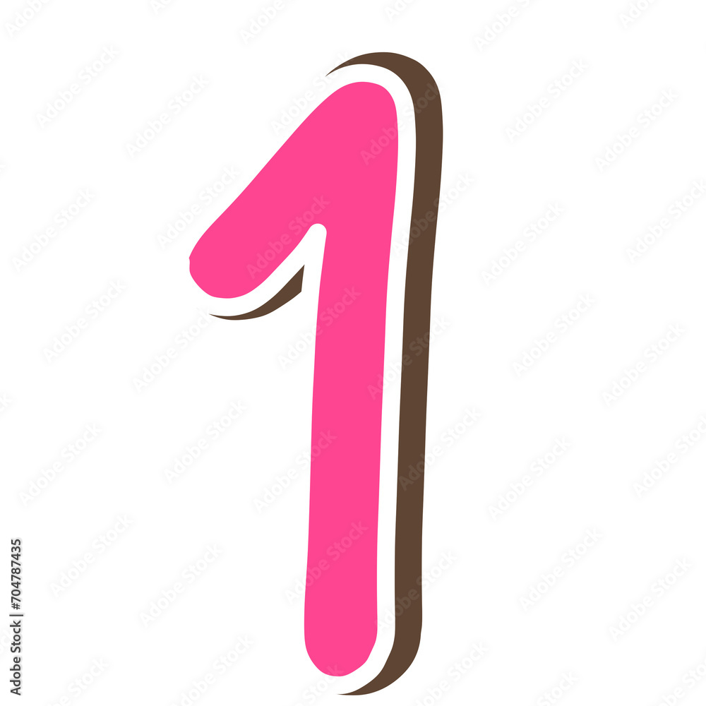pink white and brown one number pink white and brown one number