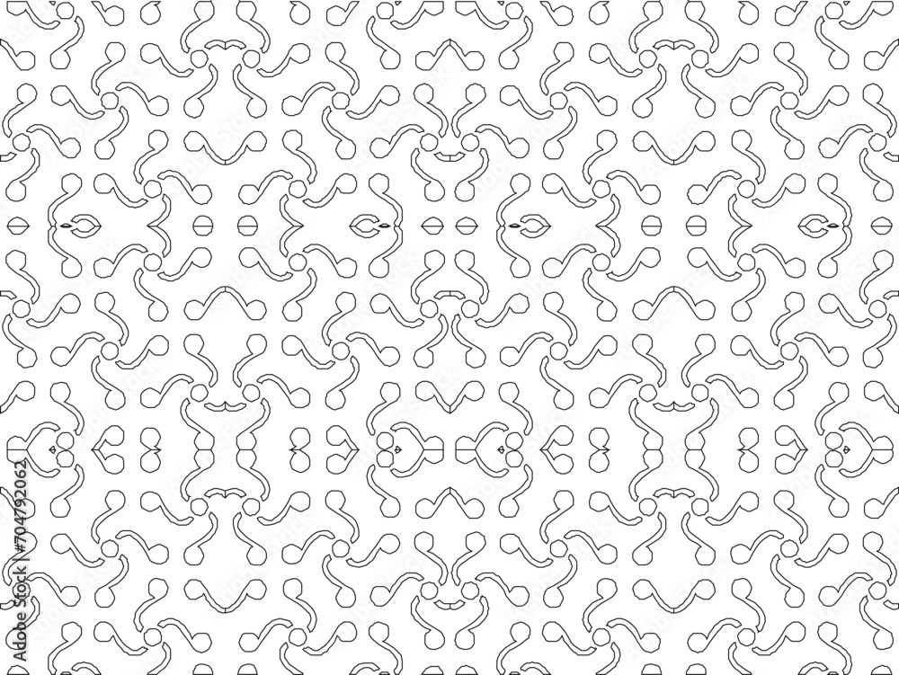 Vector sketch illustration of modern floral natural minimalist traditional ethnic batik background pattern design Vector sketch illustration of modern floral natural minimalist traditional ethnic batik background pattern design