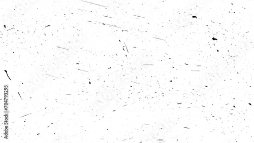 Black grainy texture isolated on white background. Dust overlay. Dark noise granules. Digitally generated image. Vector design elements. Illustration