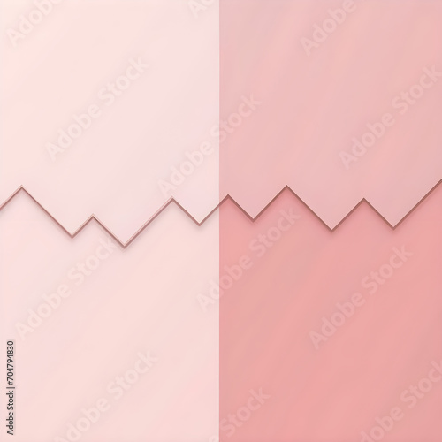 The background is white and pink with small patterns. A little, minimalist style. (ID: 704794830)