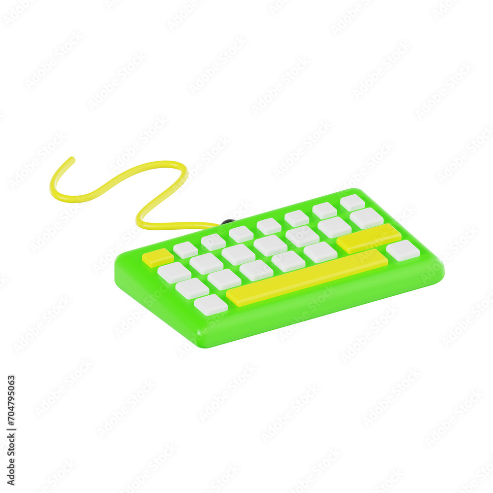 3d keyboard, 3d render icon illustration, transparent background, technology ecommerce 3d keyboard, 3d render icon illustration, transparent background, technology ecommerce