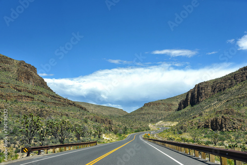 The Road to Grand Canyon West Rim, Arizona photo