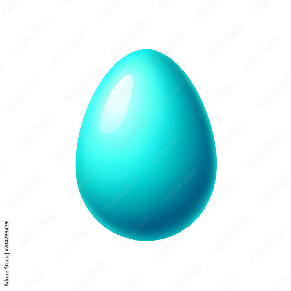 light blue Easter egg isolated on a transparent background
light blue Easter egg isolated on a transparent background
