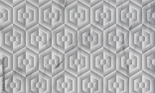 Fototapeta Naklejka Na Ścianę i Meble -  3d geometric decorative multi texture wallpaper pattern, digital structure tile background, ceramic, cover, carpet, interior.