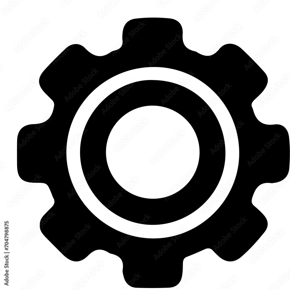 Gear Setting outline icon for apps, websites, logo. Gear symbol black line cogwheel sign vector Gear Setting outline icon for apps, websites, logo. Gear symbol black line cogwheel sign vector