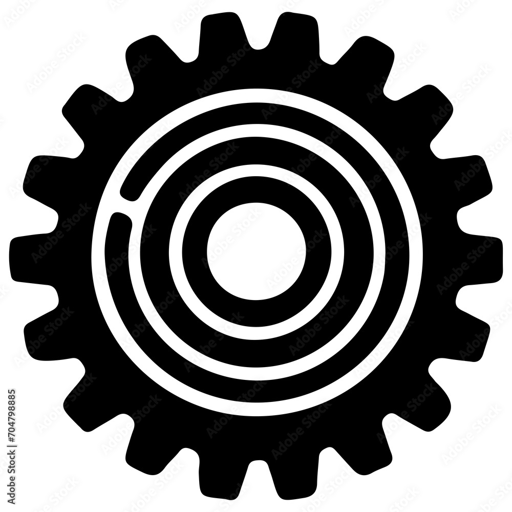 Gear Setting outline icon for apps, websites, logo. Gear symbol black line cogwheel sign vector Gear Setting outline icon for apps, websites, logo. Gear symbol black line cogwheel sign vector