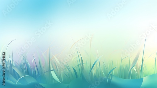 A gentle breeze sways a field of tall grass, producing a calming rustle that permeates the air