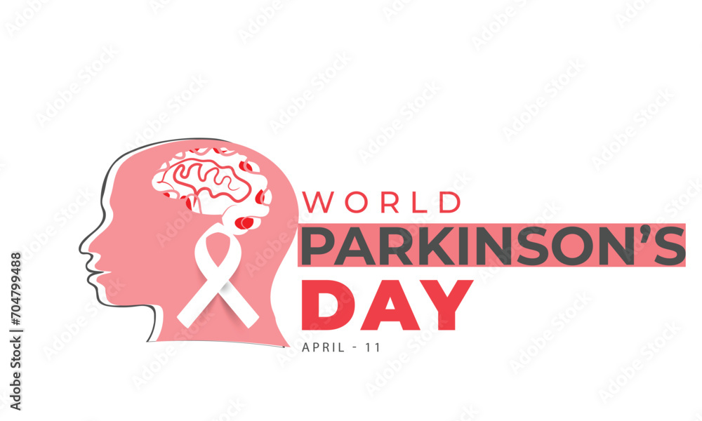 World Parkinsons Day. background, banner, card, poster, template. Vector illustration.