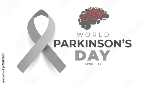 World Parkinsons Day. background, banner, card, poster, template. Vector illustration.