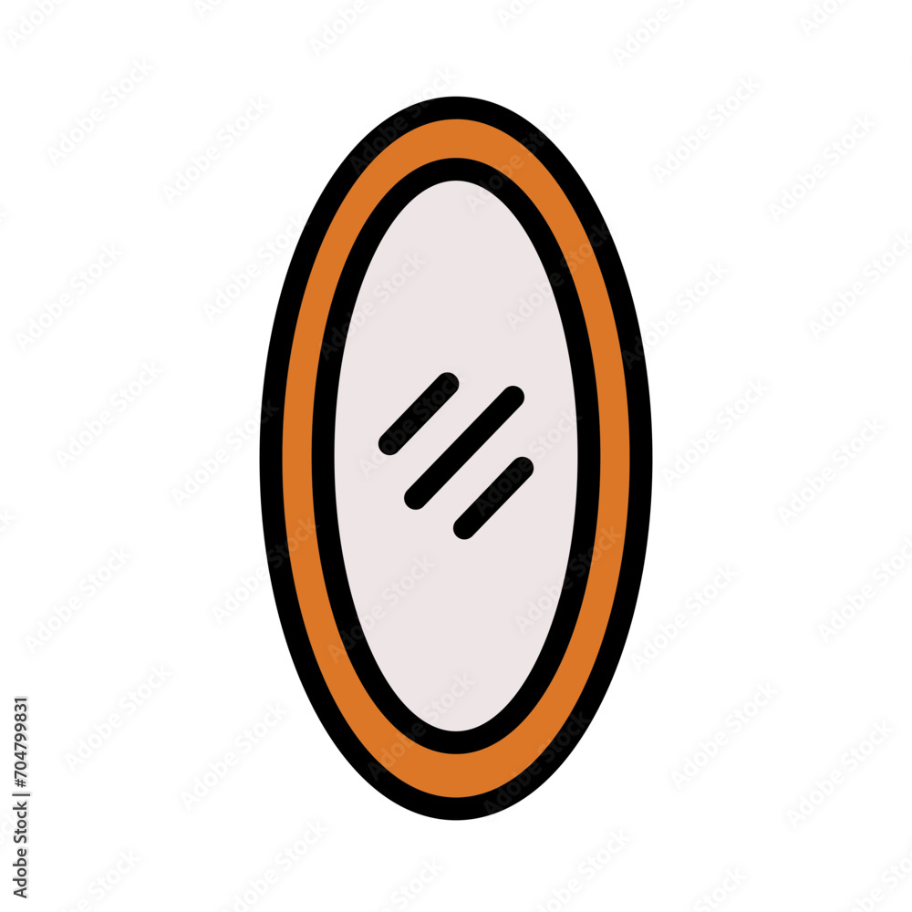 Mirror Barber Shop Filled Outline Icon Mirror Barber Shop Filled Outline Icon