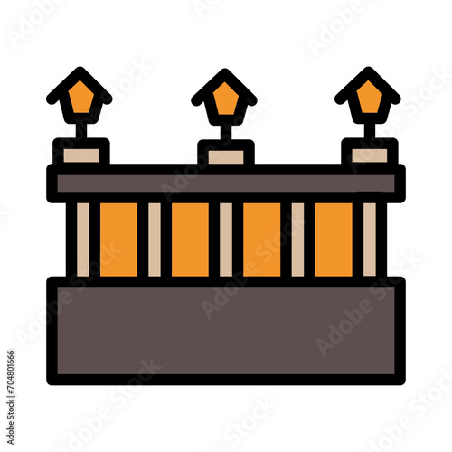 Bridge City Park Filled Ouline Icon