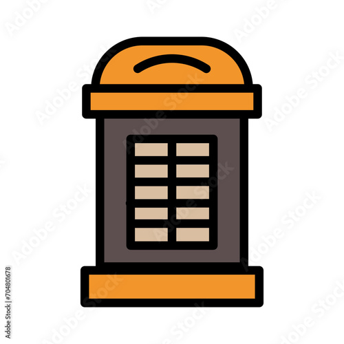 Building City Park Filled Ouline Icon