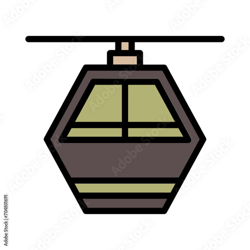 Cable City Park Filled Ouline Icon