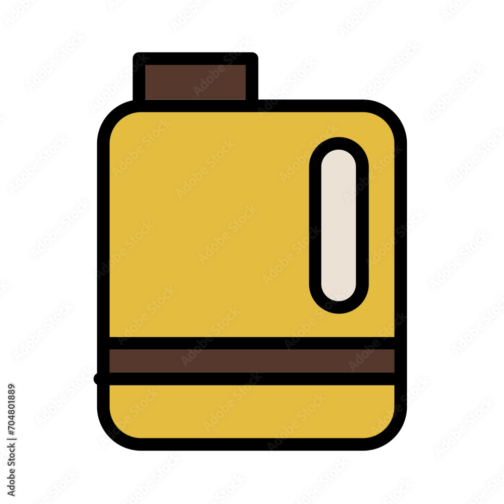 Bottle Box Milk Filled Outline Icon Bottle Box Milk Filled Outline Icon