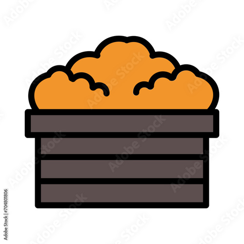 Tree City Park Filled Ouline Icon