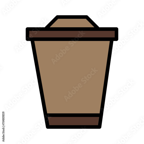 Wallpaper Mural Basket Box Bin Filled Outline Icon Torontodigital.ca