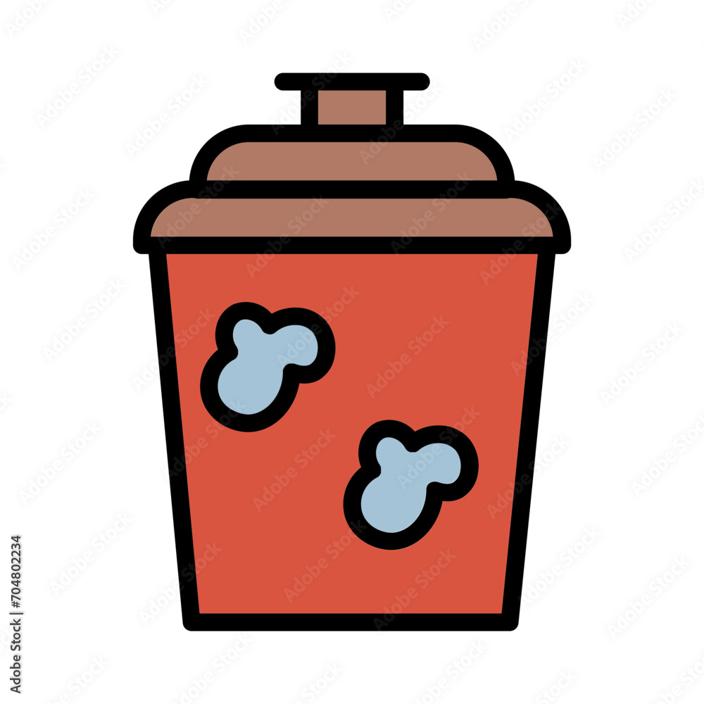 Carbon Gas Storage Filled Outline Icon Carbon Gas Storage Filled Outline Icon