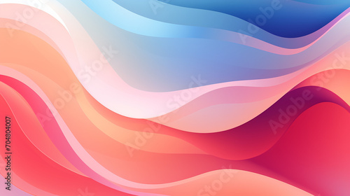 Colorful fluid background dynamic textured geometric element. Modern gradient light vector illustration, Generate AI.