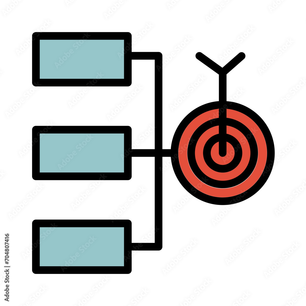 Diagram Goal Objective Filled Outline Icon Diagram Goal Objective Filled Outline Icon