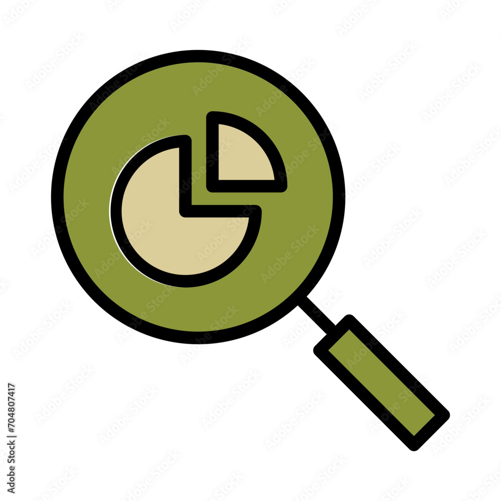 Diagram Search Chart Filled Outline Icon Diagram Search Chart Filled Outline Icon