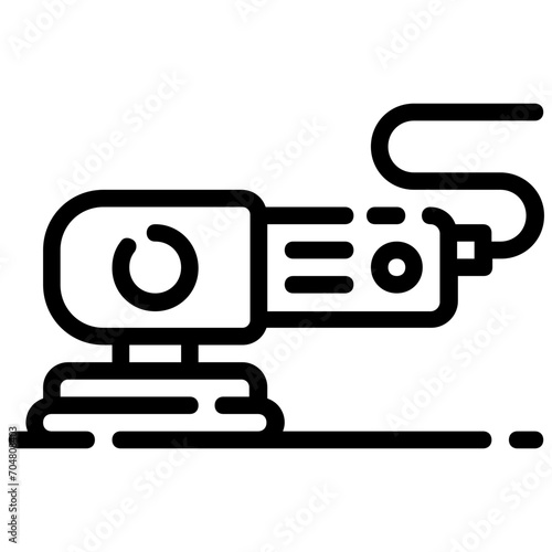 sander outline vector icon