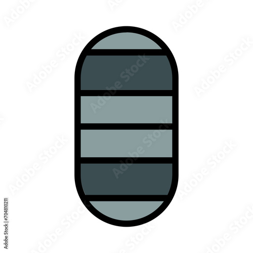 Astro Moon Stars Filled Outline Icon