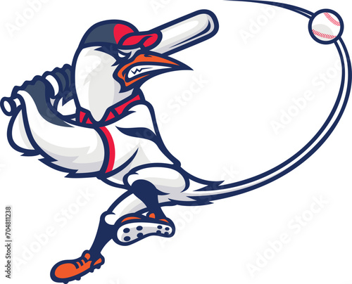 The White-tailed Tropicbird (Bermuda Longtail) Playing Baseball