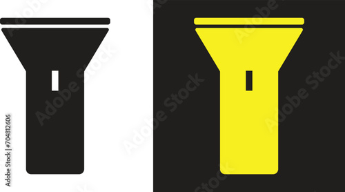 flashlight icon vector
