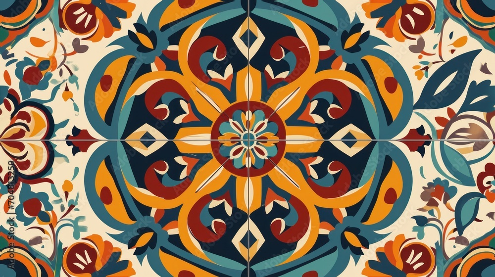 a close up of a tiled floor with a flower design on the bottom of the floor and a flower design on the bottom of the floor. a close up of a tiled floor with a flower design on the bottom of the floor and a flower design on the bottom of the floor.