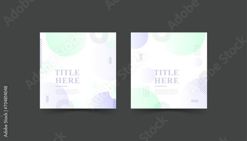 Social media post template, geometric, soft color,abstract , geometric