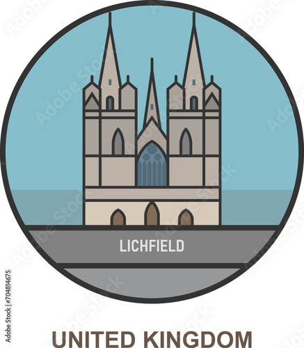 Lichfield. Cities and towns in United Kingdom