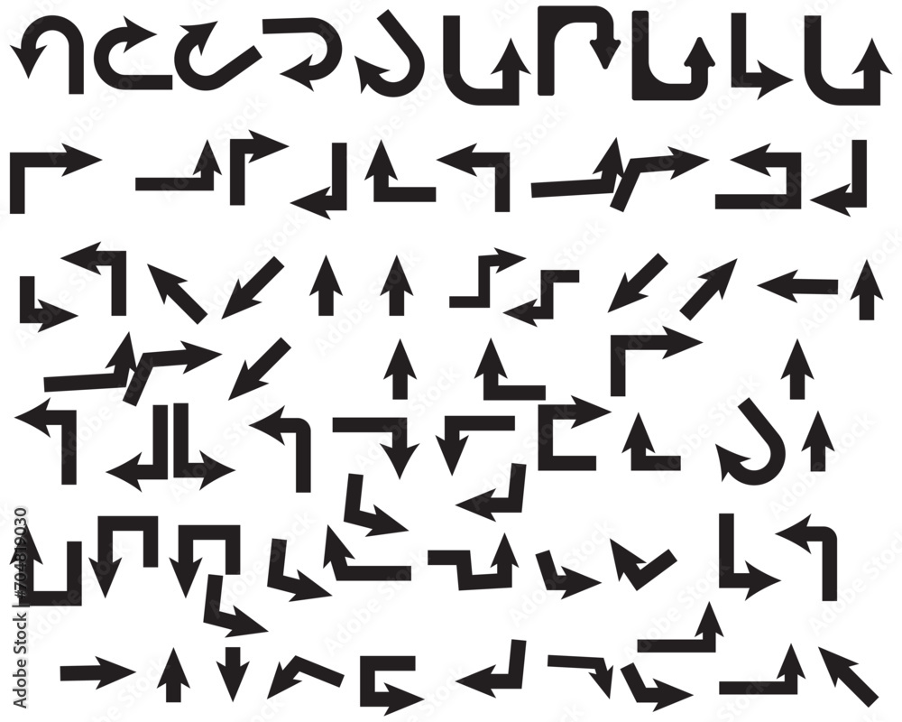 Mega set of way direction arrow sign. Way sign. Road navigation arrows. Driving direction mark, location point crossroad. Way direction arrow sign. Vector Mega set of way direction arrow sign. Way sign. Road navigation arrows. Driving direction mark, location point crossroad. Way direction arrow sign. Vector