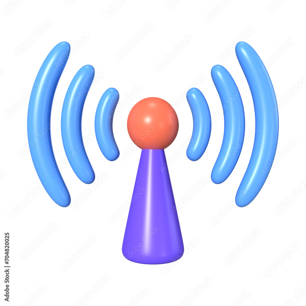 Hotspot 3D Illustration Icon Hotspot 3D Illustration Icon