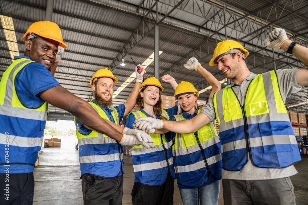 Professional warehouse worker team full skill quality for maintenance and training in industry factory workers, warehouse Workshop for factory operators, mechanical engineering team production. Professional warehouse worker team full skill quality for maintenance and training in industry factory workers, warehouse Workshop for factory operators, mechanical engineering team production.