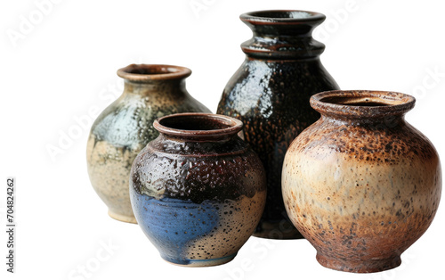 Pottery Showcase on a transparent background