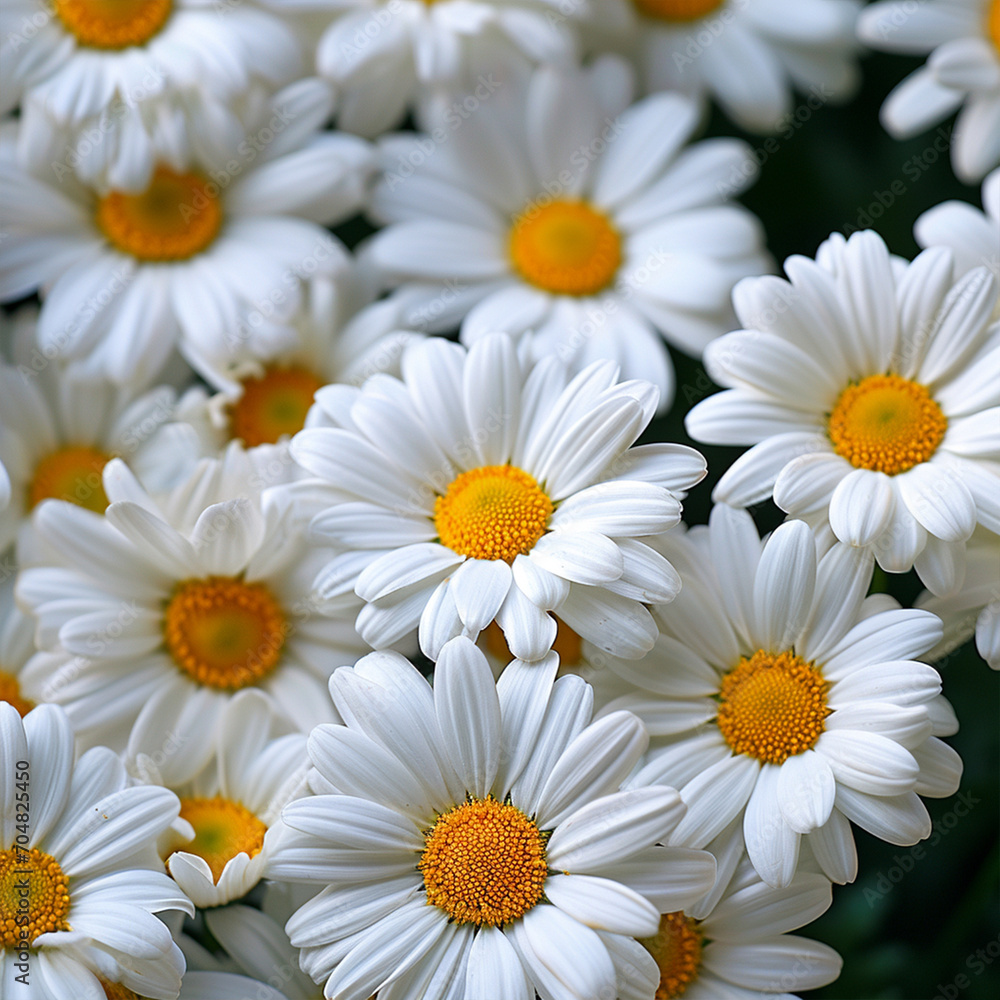 Daisies flower background wallpaper, ai technology Daisies flower background wallpaper, ai technology
