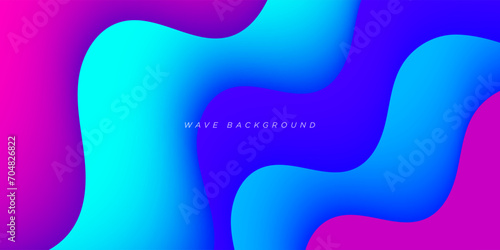 Purple and blue wave background. Abstract paper cut. Abstract colorful waves. Wavy banners. Color geometric form. Wave paper cut. Eps10 Vector illustration