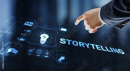 Tableau sur toile Storytelling