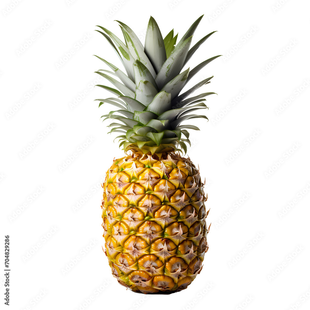 pineapple, isolated on white background pineapple, isolated on white background