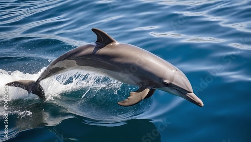 Graceful Dolphin in the Ocean