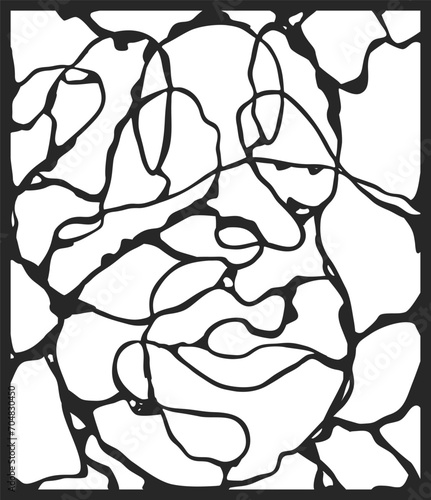 Wall art panels. Abstract f...