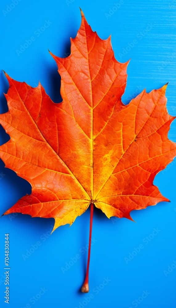 4K colorful leaf AMOLED wallpaper Created with generative Ai	