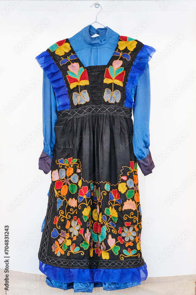 Traditional festive Tatar women's clothing. Traditional festive Tatar women's clothing.