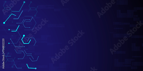 Abstract digital background with technology circuit board texture. Circuit board background. Processor and chip, engineering and tech, motherboard and computer design.