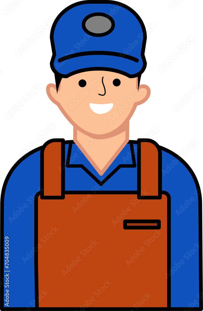 mechanic technician or Auto mechanic icons